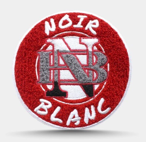 Custom embroidered patches with multiple backing options