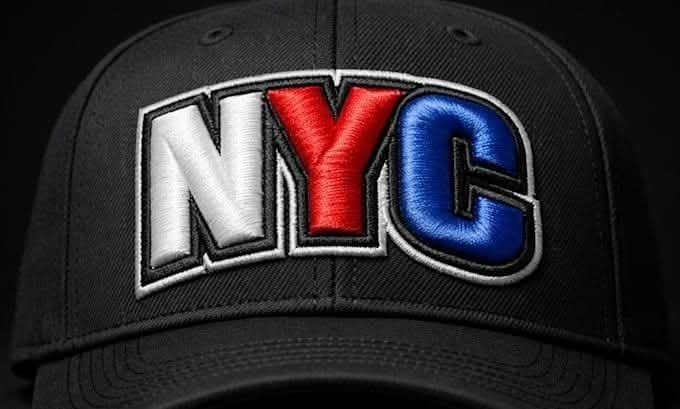 Cap hat digitizing - structured cap logo embroidery